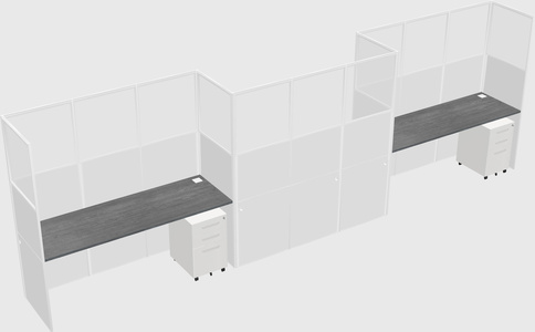 Rectangular cubicles