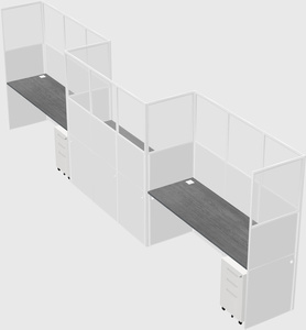 Rectangular cubicles