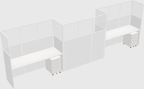 Rectangular cubicles