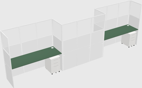 Rectangular cubicles