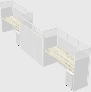 Rectangular cubicles