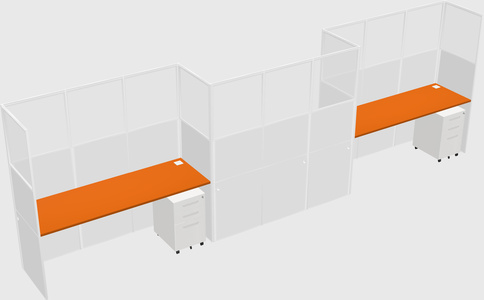 Rectangular cubicles