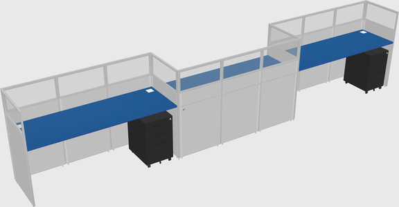 Rectangular cubicles