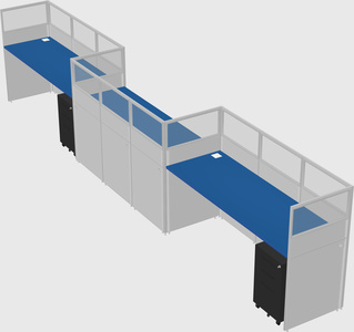 Rectangular cubicles