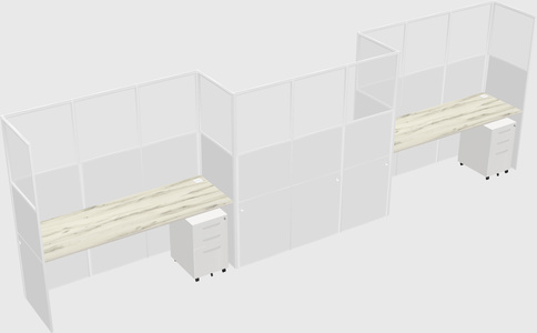 Cabines rectangulaires