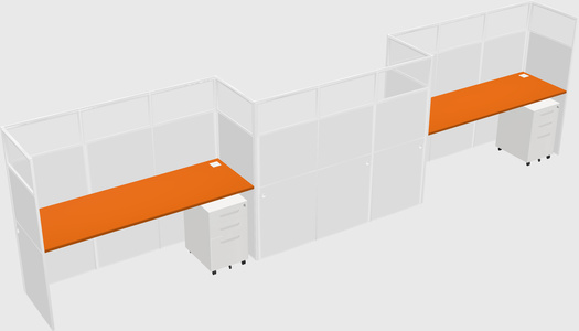 Rectangular cubicles