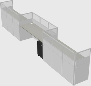 Rectangular cubicles