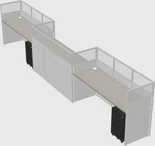 Rectangular cubicles