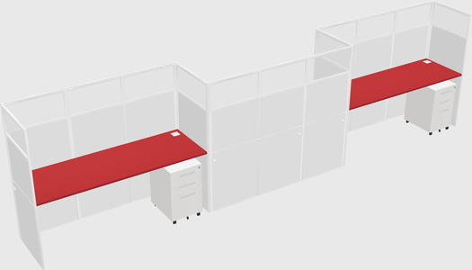 Rectangular cubicles
