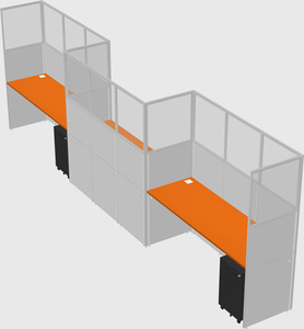 Rectangular cubicles