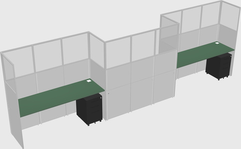 Rectangular cubicles