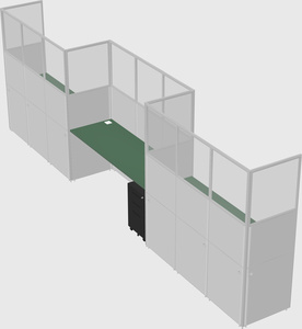 Rectangular cubicles