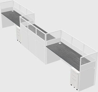 Rectangular cubicles