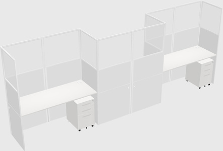 Rectangular cubicles