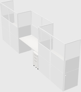 Rectangular cubicles