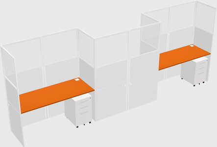 Rectangular cubicles