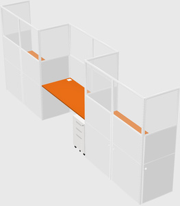 Rectangular cubicles