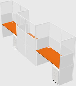 Rectangular cubicles