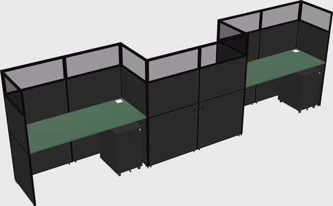Cabines rectangulaires