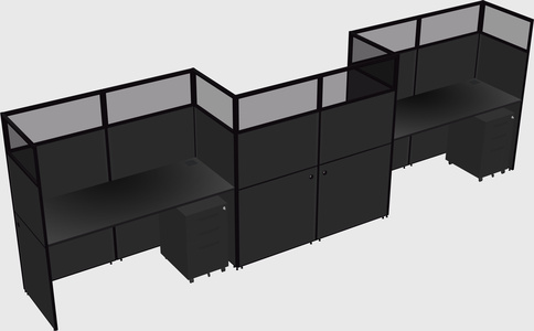 Rectangular cubicles