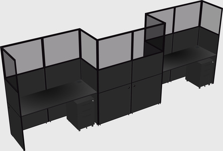 Rectangular cubicles