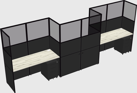 Rectangular cubicles