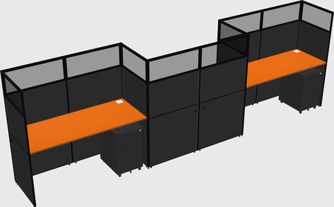Rectangular cubicles