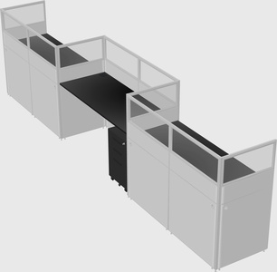 Rectangular cubicles