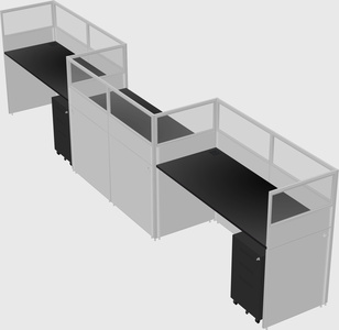 Rectangular cubicles