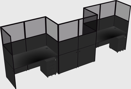 Rectangular cubicles