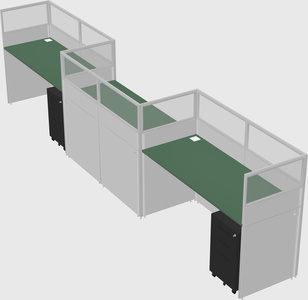 Rectangular cubicles