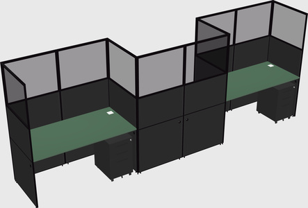 Rectangular cubicles