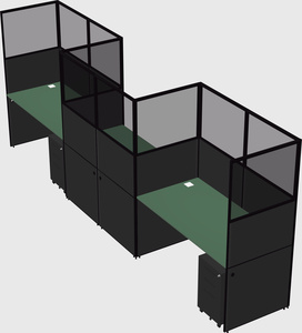 Rectangular cubicles