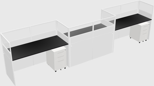 Rectangular cubicles
