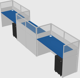 Rectangular cubicles