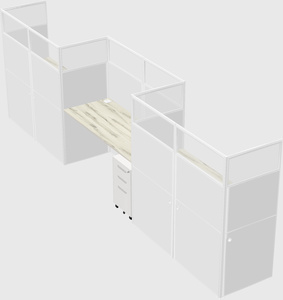 Rectangular cubicles