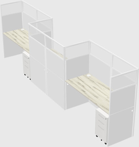 Rectangular cubicles