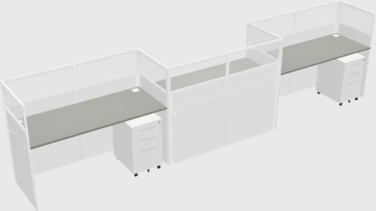 Rectangular cubicles
