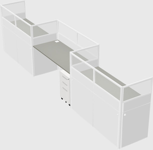 Rectangular cubicles