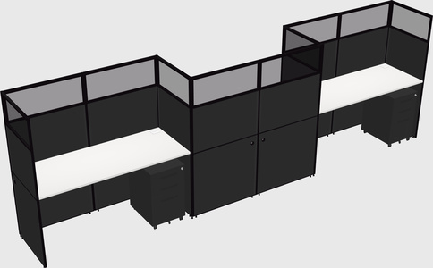 Rectangular cubicles