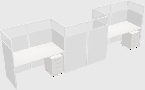 Rectangular cubicles