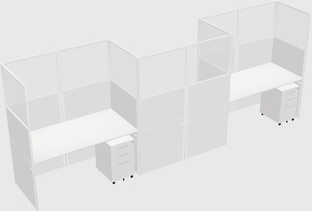 Rectangular cubicles