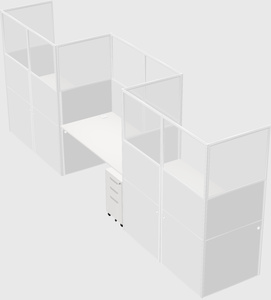 Rectangular cubicles