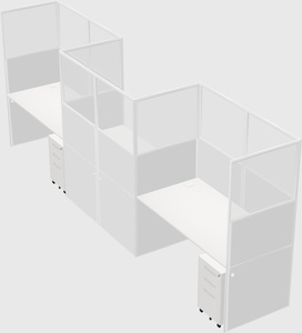 Rectangular cubicles