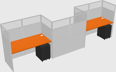 Rectangular cubicles