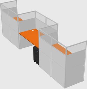 Rectangular cubicles