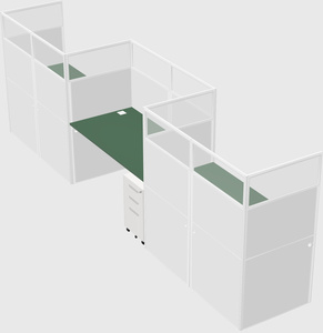 Rectangular cubicles