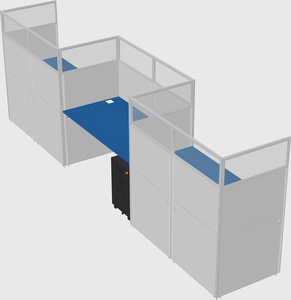 Rectangular cubicles