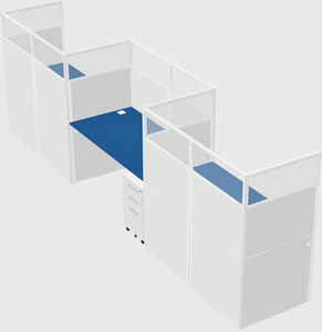 Rectangular cubicles