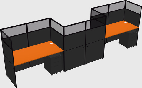 Rectangular cubicles